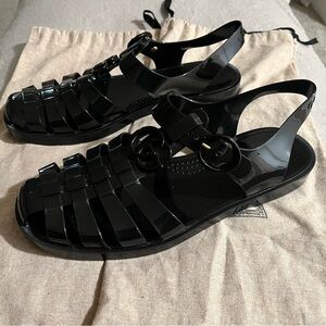 Gucci Women’s Black Rubber Sandals